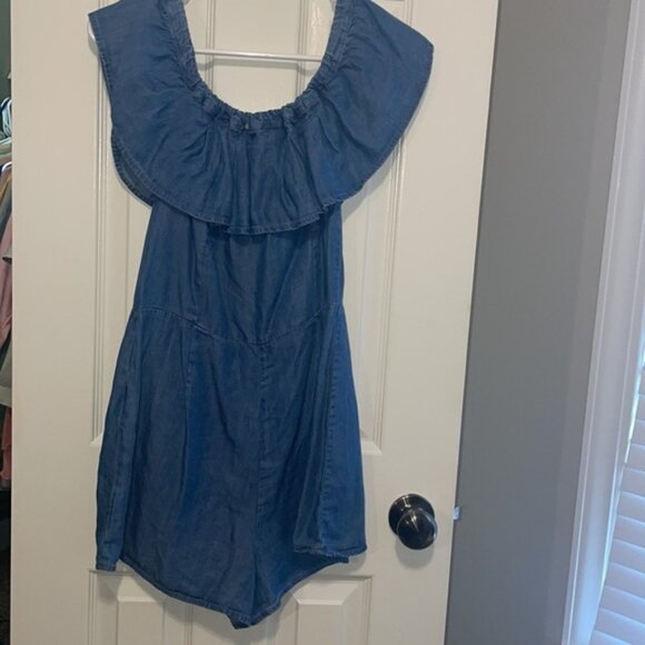 Denim romper - Picture 3 of 4